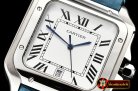 Cartier Santos D Cartier 2018 Ladies SS/LE (Blue)Wht Swiss Qtz