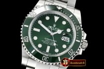 ROLSUB0234A -Submariner 116610LV 904L SS/SS Green V9 Noob A2836