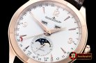 Jaeger Le Coultre Master Calendar Moonphase RG/LE White OMF MY9015 Mod