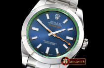Rolex Milgauss Z Blue 116400GV SS/SS Blue ARF Asia 2836