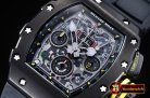 Richard Mille RM011-03 New Gen Flyback PVD/VRU Black A7750 Mod