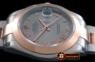 R2DJ0193F - SS/RG Oyster Grey Roman Asian Eta 2836-2