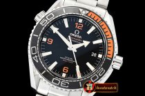 Omega Planet Ocean 43.5mm SS/SS Black/Org OMF Asia 2836 Mod