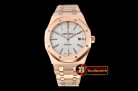 Audemars Piguet Royal Oak 15400 RG/RG White JF V2 MY9015 Mod 3120