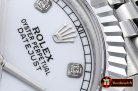 Rolex Datejust II DJ2 41mm Jub Flt SS/SS Pearl Wht Diams BP A323