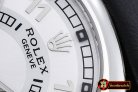 ROLCEL069A - Cellini Date SS/LE White Num/Stick Asia 2824