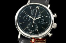 IWC0282B - Portofino Chronograph V2 SS/LE Black A-7750 28800bph