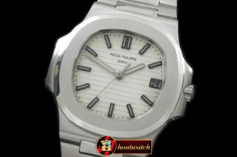 PP0187B - Nautilis Jumbo SS/SS White Miyota 9015