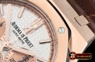 Audemars Piguet Royal Oak Chronograph 26331ST RG/LE Wht OMF A7750
