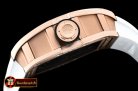 Richard Mille RM035-02 Americas RG/RU Wht Skele Blk KVF MY8215 Mod