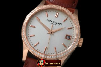 PP0174A - 5107 Calatrava RG/LE White Jap Miyota 9015