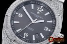 VACH. CONSTANTINE Overseas Ref.47074 Diams SS/SS Grey MY8215 Mod