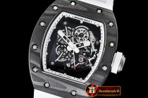 Richard Mille RM055 Bubba Watson FC/TI/RU Skeleton Wht MY8215 Mod