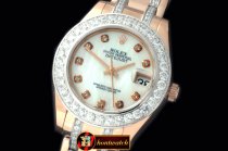 ROLMP019A - Diam Bez RG MOP Wht/Diam Asian Eta 2824