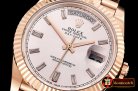 Rolex DayDate 40mm Flt RG/RG Rose Gold Baug. Diam BP A2836