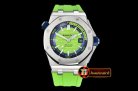 Audemars Piguet Royal Oak Diver SS/RU Green JF MY9015 Mod A3120