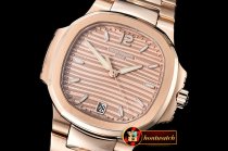 Patek Philippe Nautilus 33mm RG/RG Rose Gold PF Miyota 9015