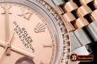 Rolex DateJust 36mm Jub Diam RG/SS Rose/Rmn/Dm BP A2813