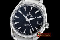 OMG0465E - Aqua Terra 38mm SS/SS Black Diam JHF A2836 Mod8500