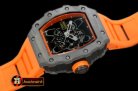 RM077B - RM-035 Rafael Nadal Tourbillon PVD/RU/Org Custom Skelet