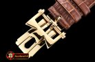 VACH. CONSTANTINE Overseas Ref.47074 YG/LE White MY8215 Mod Cal5