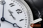 Breguet Classique MoonPhase Diam SS/LE White MY9015 Mod