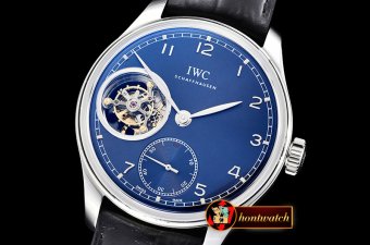 IWC Portugese Tourbillon SS/LE Blue/Num YLF Tourb