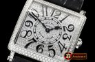 Franck Muller Master Square 6002 Midsize SS/LE Diams GF - Swiss Qtz
