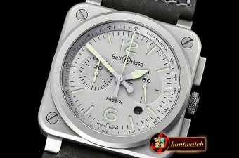 Bell&Ross BR03-94 Horolum Chronograph SS/LE Grey Asia 7750