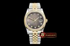 Rolex Datejust Man DJ 36mm Jub Flt YG/SS Black MOP Diams BP A313