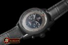 TAG0259 - Calibre 36 Flyback PVD/LE Grey/Black A-7750