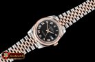 Rolex DateJust 36mm Jub Dome RG/SS Black/Rmn BP A2813