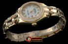 Replica Rolex 2-Diam Bez YG MOP Wht/Diam S-2671