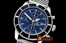 Breitling SuperOcean Heritage II Chronograph SS/SS Blue ANF A7750