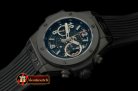 HUB0329D - Big Bang Black Unico PVD/RU Skeleton Asian 7750