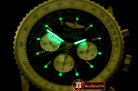 BSW0287B - Navitimer GMT SS/LE Black A-7750
