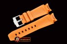Rolex Rubber B Orange Vulcanized Strap For Rolex DeepSea