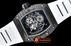 Richard Mille RM055 Bubba Watson FC/TI/RU Skeleton Wht MY8215 Mod