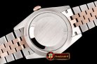 Rolex DateJust 36mm Jub Diam RG/SS Blk MOP/Dm BP A2813
