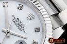 Rolex Datejust II DJ2 41mm Oyt Flt SS/SS Wht MOP Diam BP Asia 2813