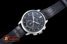 Replica GIRARD-PERREGAUX 1966 Dual Time SS/LE Black Asia 23J Mod