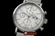 IWC0283A - Portofino Chronograph V2 SS/ME White A-7750 28800bph