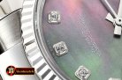 Rolex Datejust DJ 36mm Oyst Flt SS/SS Black MOP Diams BP A3135 M