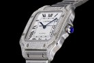 CARTIER SANTOS A8F 35mm MY9015 SS/SS DIAMOND