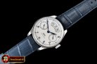 IWC Portugieser Annual Cal IW503502 SS/LE Wht/Bl ZF A52850