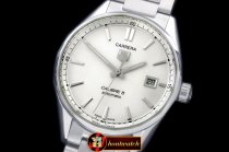 TAG0261E - Carrera Calibre 5 Automatic SS/SS White A-2824