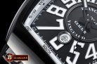 Franck Muller Vanguard Mens V45 PVD/LE/RU Black Lume ABF Asia 2824