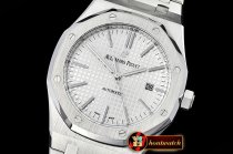 Audemars Piguet Royal Oak 15400 SS/SS White JF V5 MY9015 Mod 3120