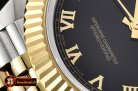 Rolex Datejust II DJ2 41mm Jub Flt YG/SS Black Roman BP A3235