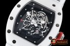 Richard Mille RM055 Bubba Watson CER/RU Skeleton Wht/Red MY8215 Mod